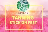 Reneebeautytan Economy 30 Pairs Palm Leaf Spray Tan Sticky Feet Pads Protectors view 5