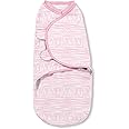 SwaddleMe Natural Position 2-in-1 Swaddle with Easy Change Zipper - Size Small/Medium, 0-3 Months, 1-Pack (Sugar Stripes )
