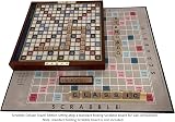 WS Game Company Scrabble Deluxe Travel Edition - Wood Case, Foldable Board, view 7