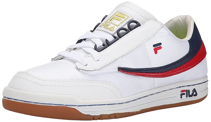 fila tennis shoes mens gold