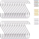 Evanda 30 Pack S Hooks Stainless Steel Heavy Duty Kitchen Bathroom Outdoor view 1