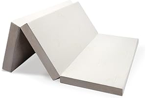 Milliard Full Tri Folding Mattress with Washable Cover, Full Size (75 inches x 52 inches x 4 inches)