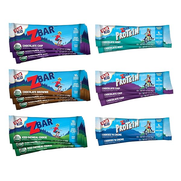 ZBAR AND ZBAR PROTEIN – VARIETY PACK – SNACK BARS – MADE WITH ORGANIC OATS – NON-GMO – SOFT BAKED GRANOLA BARS AND CRISPY PROTEIN BARS (16 PACK)