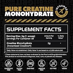 Gains in Bulk Instantized Creatine Monohydrate for
