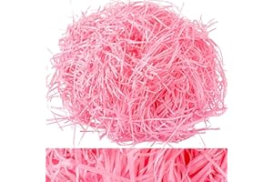 150g/5.3 Oz Easter Basket Grass Craft Shredded Tissue Raffia Gift Filler Paper Shreds for DIY Gift Packaging Easter Basket St