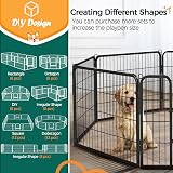 Yaheetech 24-Panel Heavy-Duty Dog Playpen 60cm High for Small Dogs view 6