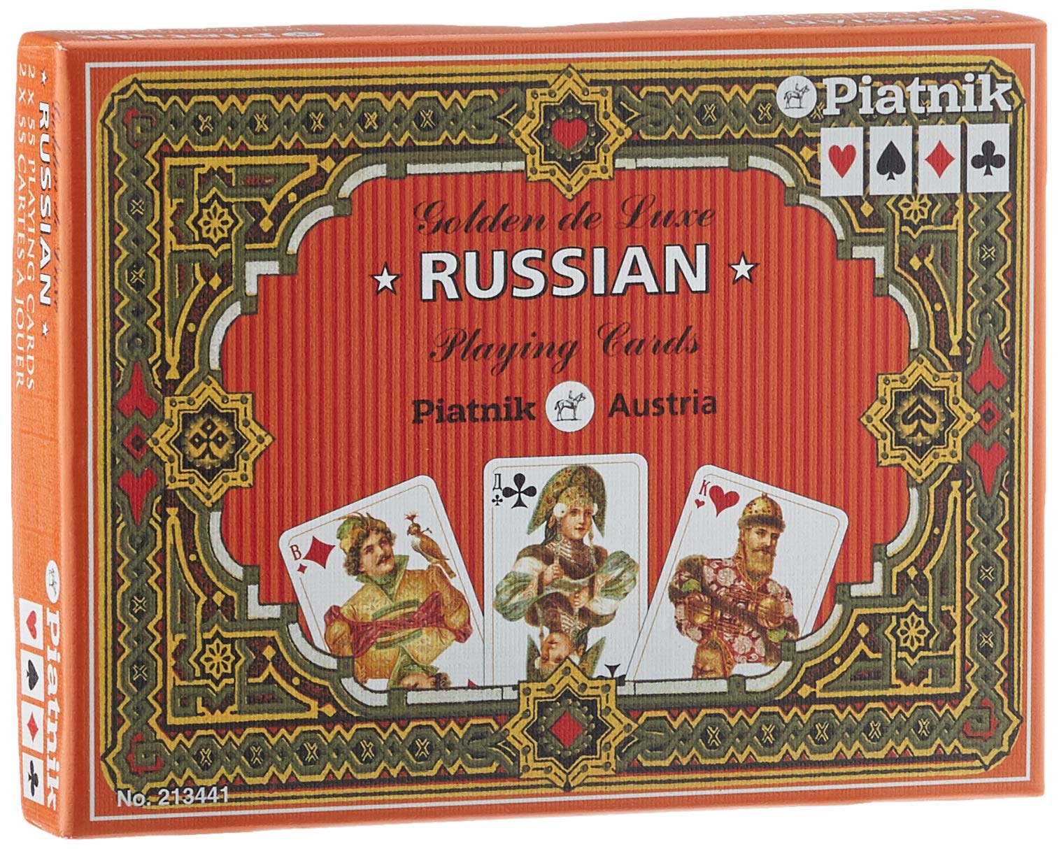 Piatnik 2134 "Golden russian Card Game (2 x 55-Piece)