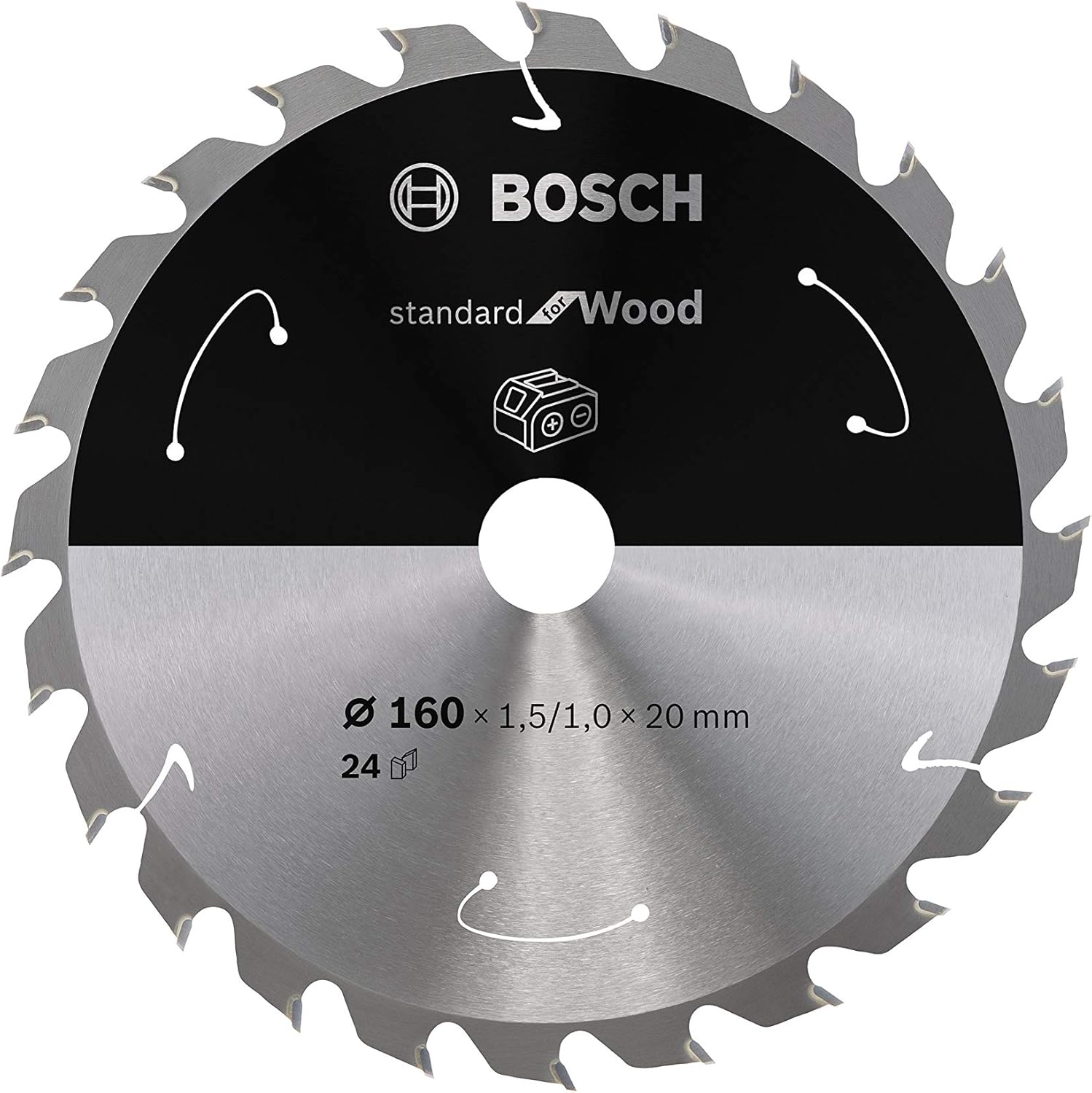 Bosch 1x PRO Wood Circular Saw Blade for Cordless Hand-Held Circular Saws (for Softwood Hardwood, diameter mm - Image 3