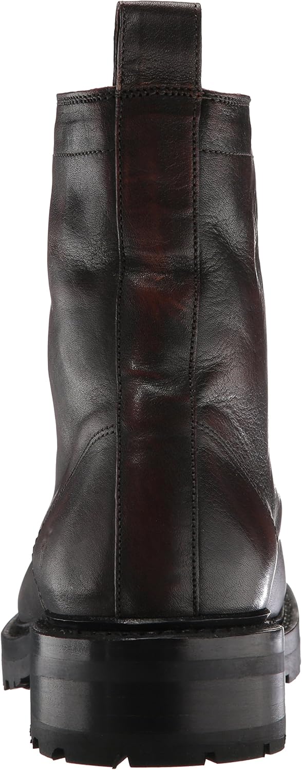 frye julie front zip combat boot