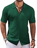 COOFANDY Men's Short Sleeve Knit Polo Shirt Golf
