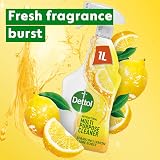 Dettol Antibacterial Multipurpose Cleaner Pack 6 1L Pomegranate Lime view 7