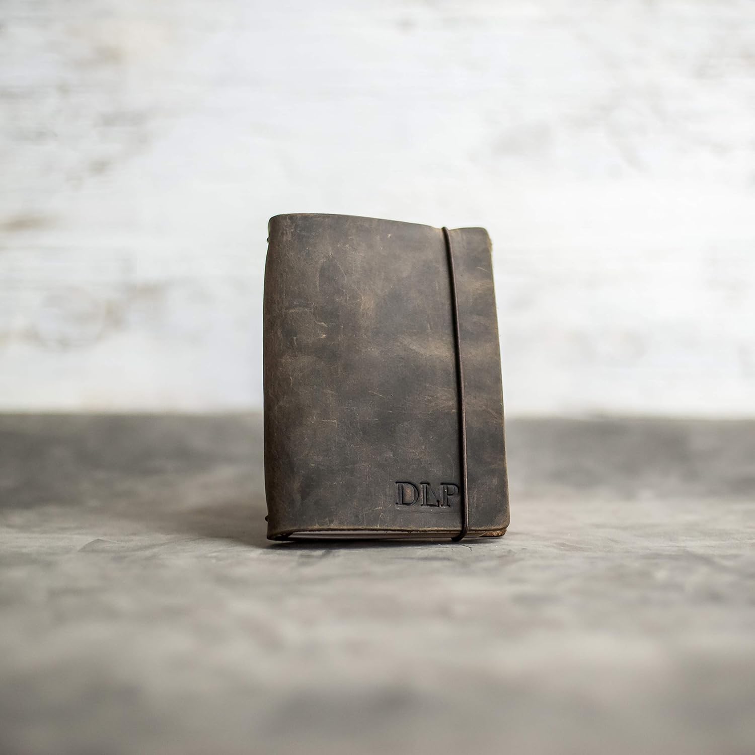 Refillable Pocket Leather Journal Notebook Personalized