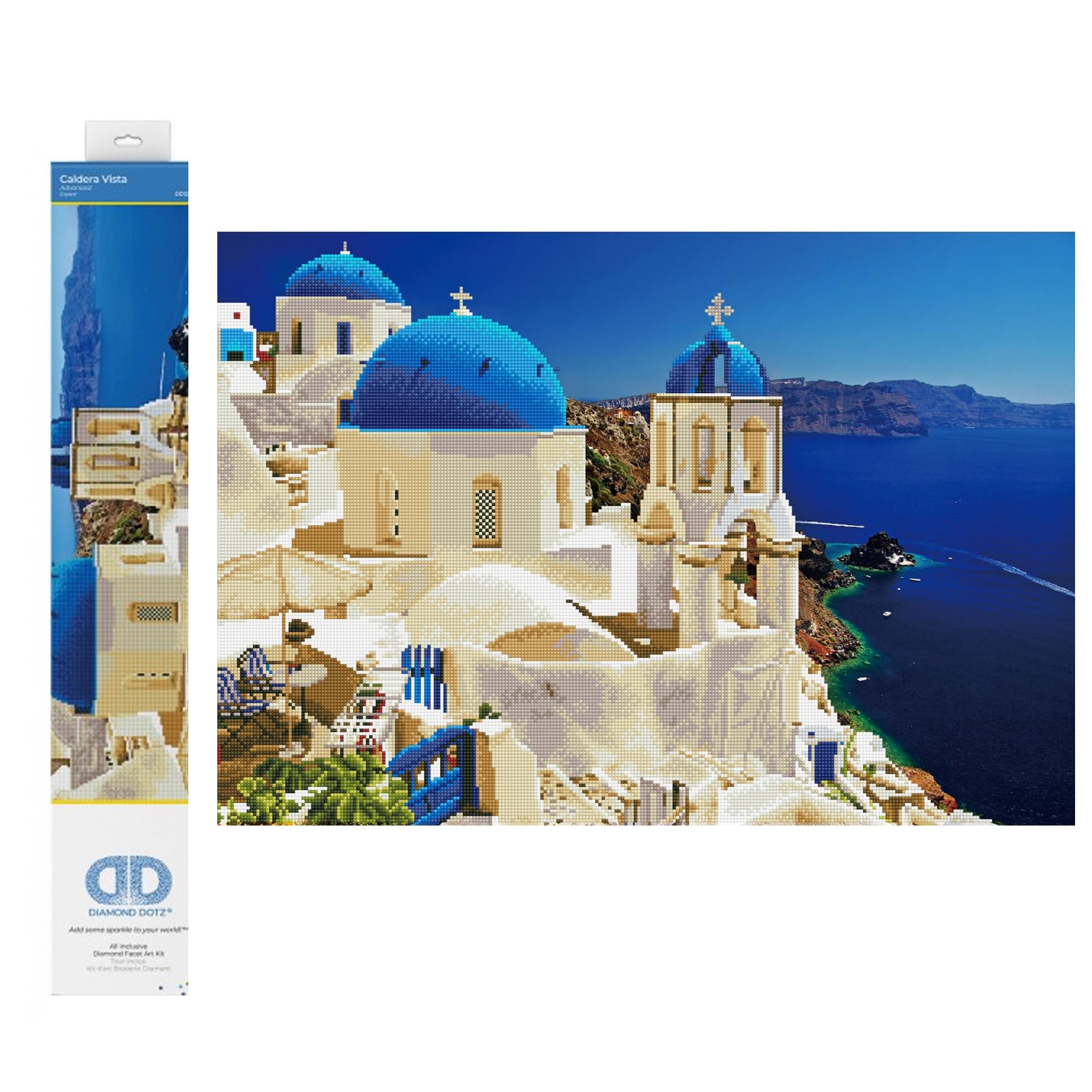 DIAMOND DOTZ Painting Kit: Caldera Vista, Fabric, 76x52cm โ image 1