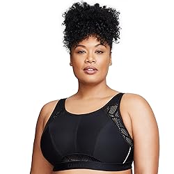 Full Figure Plus Size No-Sweat Mesh Sports Bra