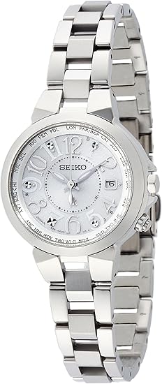 Amazon セイコーウォッチ 腕時計 ルキア ソーラー電波 チタンモデル サファイアガラス スーパークリアコーティング Ssqv001 レディース シルバー レディース腕時計 腕時計 通販