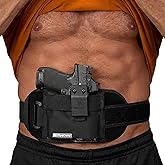 Clip & Carry STRAPT-TAC Belly Band Holster, Use with Any IWB Kydex Gun Holster for Concealed Carry (kydex Holster not Included)