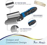Fur Magic Deshedding Dematting Tool 2-in-1 Double-Sided Grooming Brush view 2