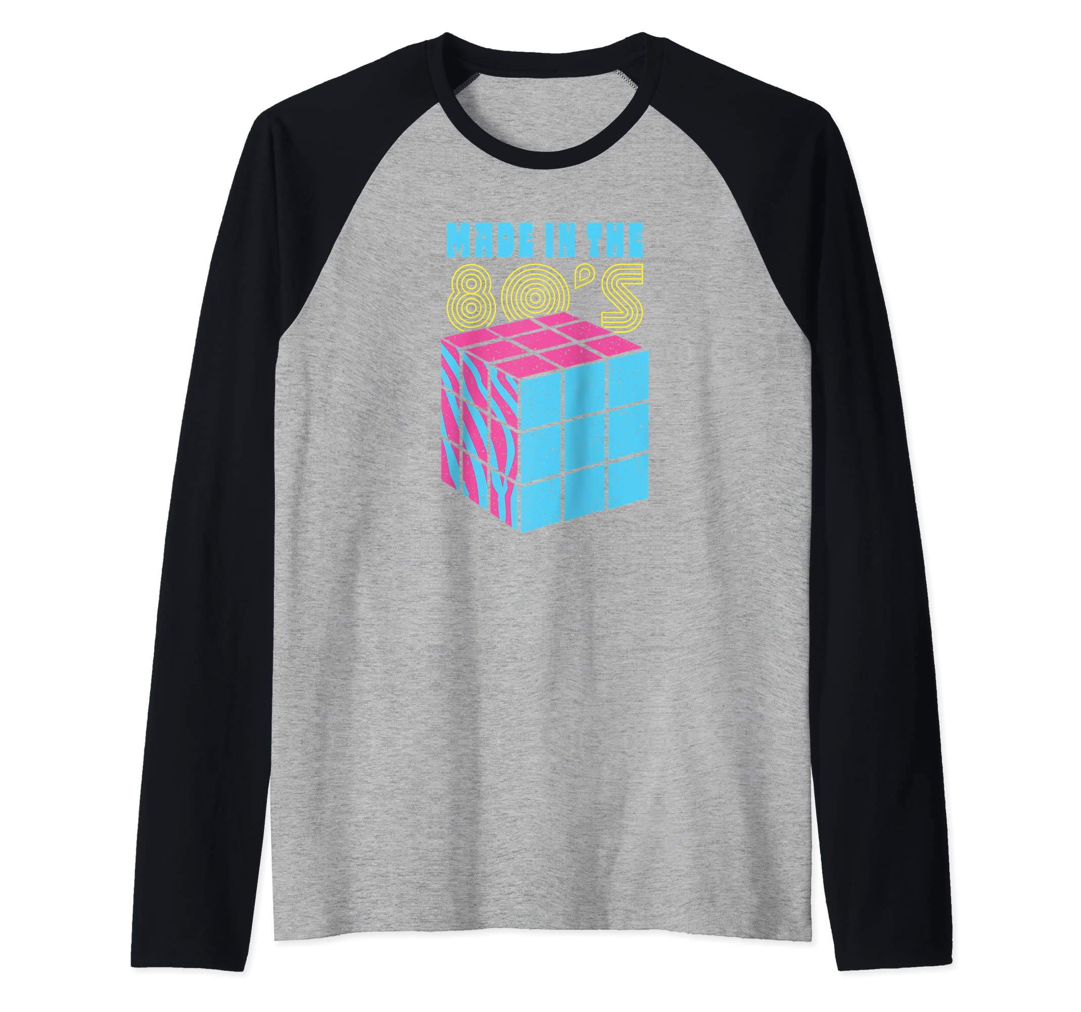 Retro 1980s Eighties Era - Vintage Made In The 80s Raglan Baseball Tee