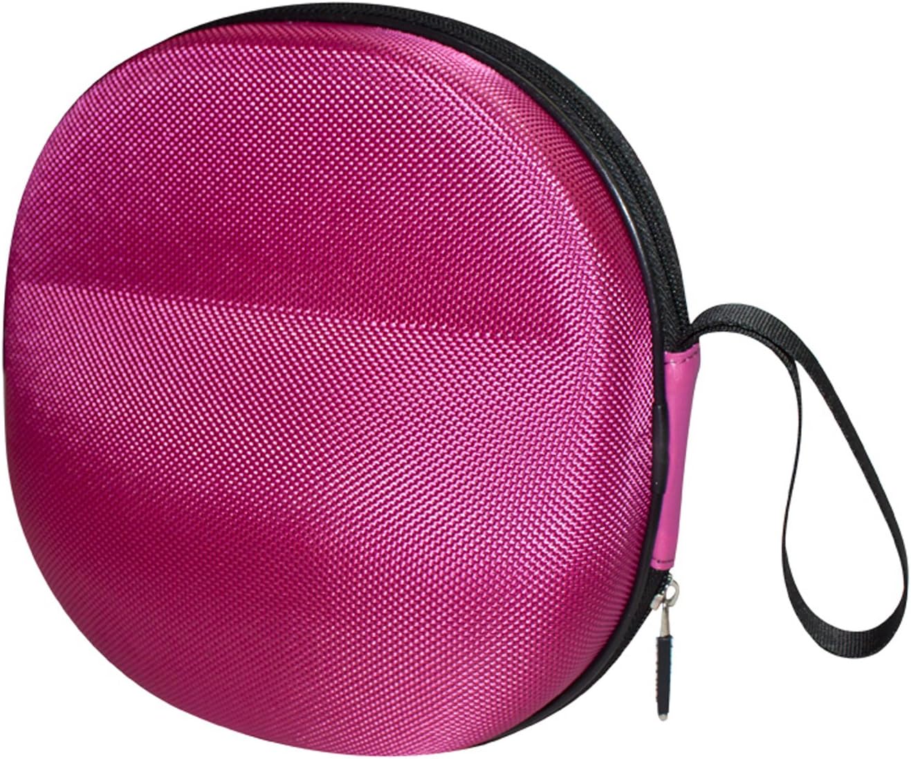 CASEBUDi Headphone Case - Large - Pink - Made for Sennheiser HD555, HD595, HD518, HD558, HD598, HD650, HD600 and similar headphones