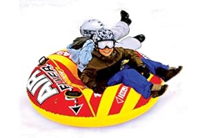 KWIK TEK SPORTSSTUFF AIR FLYER Snow Tube , Red/Yellow, 56-Inch