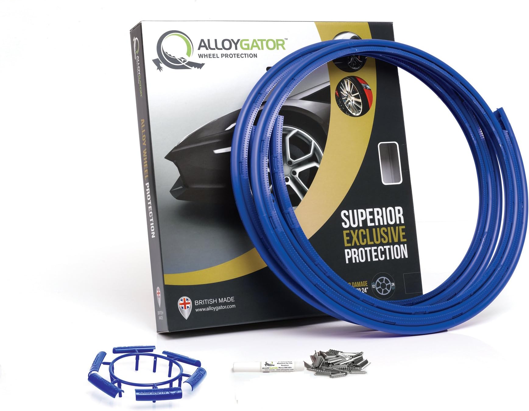 Set of 4 EXCLUSIVE AlloyGators BLUE