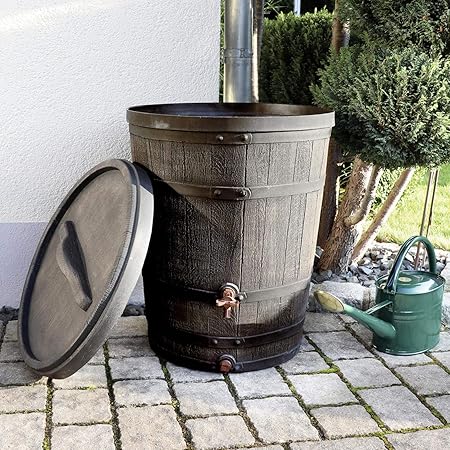 Beckmann Regentonne Country Grosse 4 Inhalt 130 L Amazon De Garten