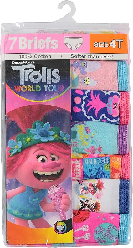 trolls underwear 2t