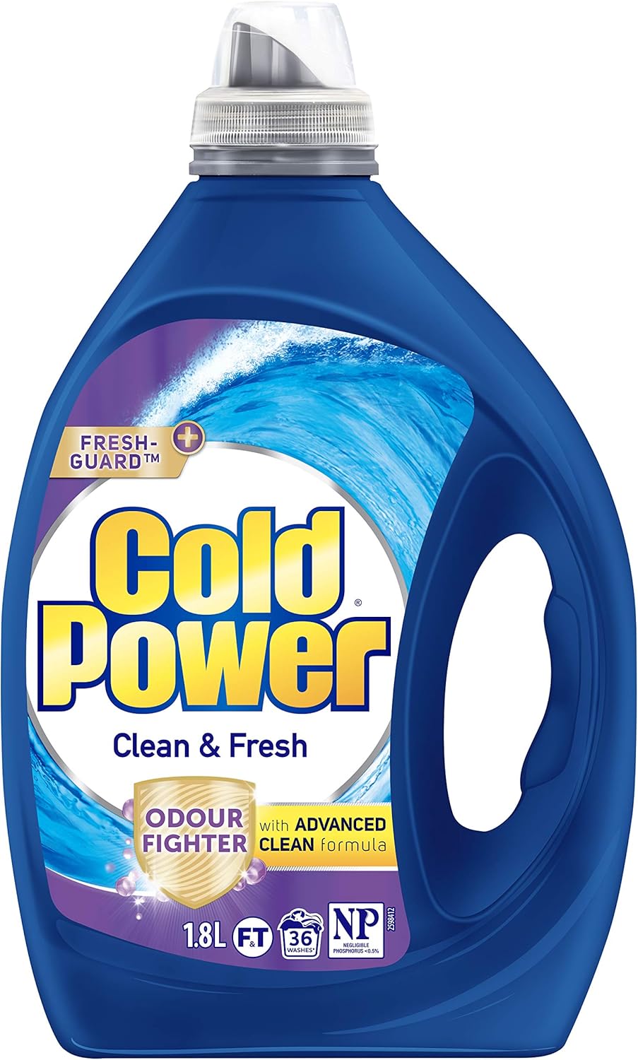 Cold Power Advanced Clean, Clean and Fresh Liquid Laundry Detergent, 1.