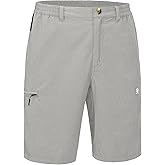 Little Donkey Andy Men's Golf Shorts Quick Dry Lightweight Breathable Casual Short with Elastic Waist 3 Pockets for Hiking