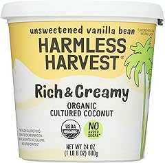 HARMLESS HARVEST Organic Unsweetened Vanilla Rich & Creamy Coconut Yogurt, 24 OZ