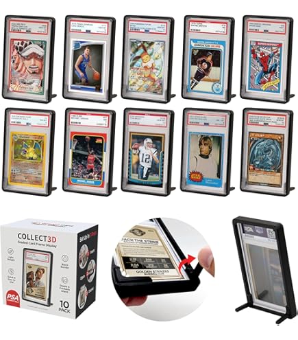 Trading Card Stand Pack Of 5 Black Foldable s By BCW - Display Sports,  Pokemon, PSA Graded Cards Portable Card Stand