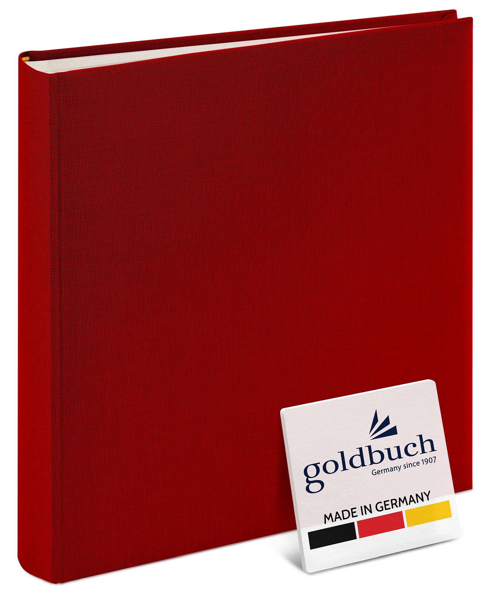 Goldbuch photo album, summertime, 25x25 cm, 60 pages with glassine, red, 25x25 cm
