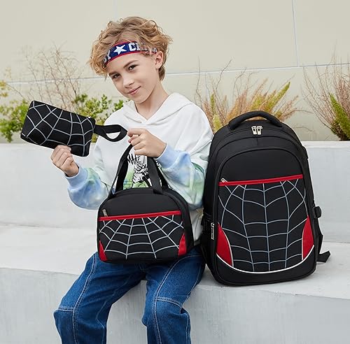 Gikizzi Boys School Backpack for Boys Backpack with Lunch Box