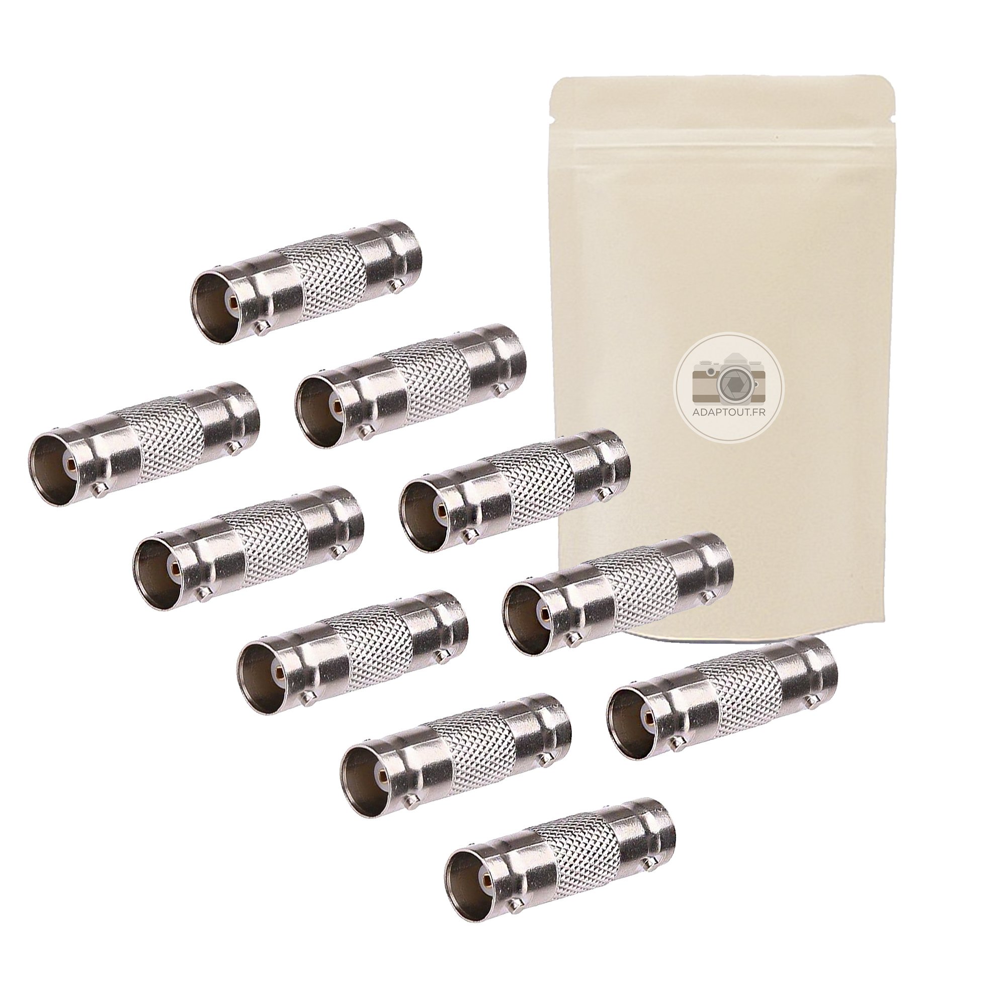 10x BNC Adapter I Female Female coaxial Video s-Video connector