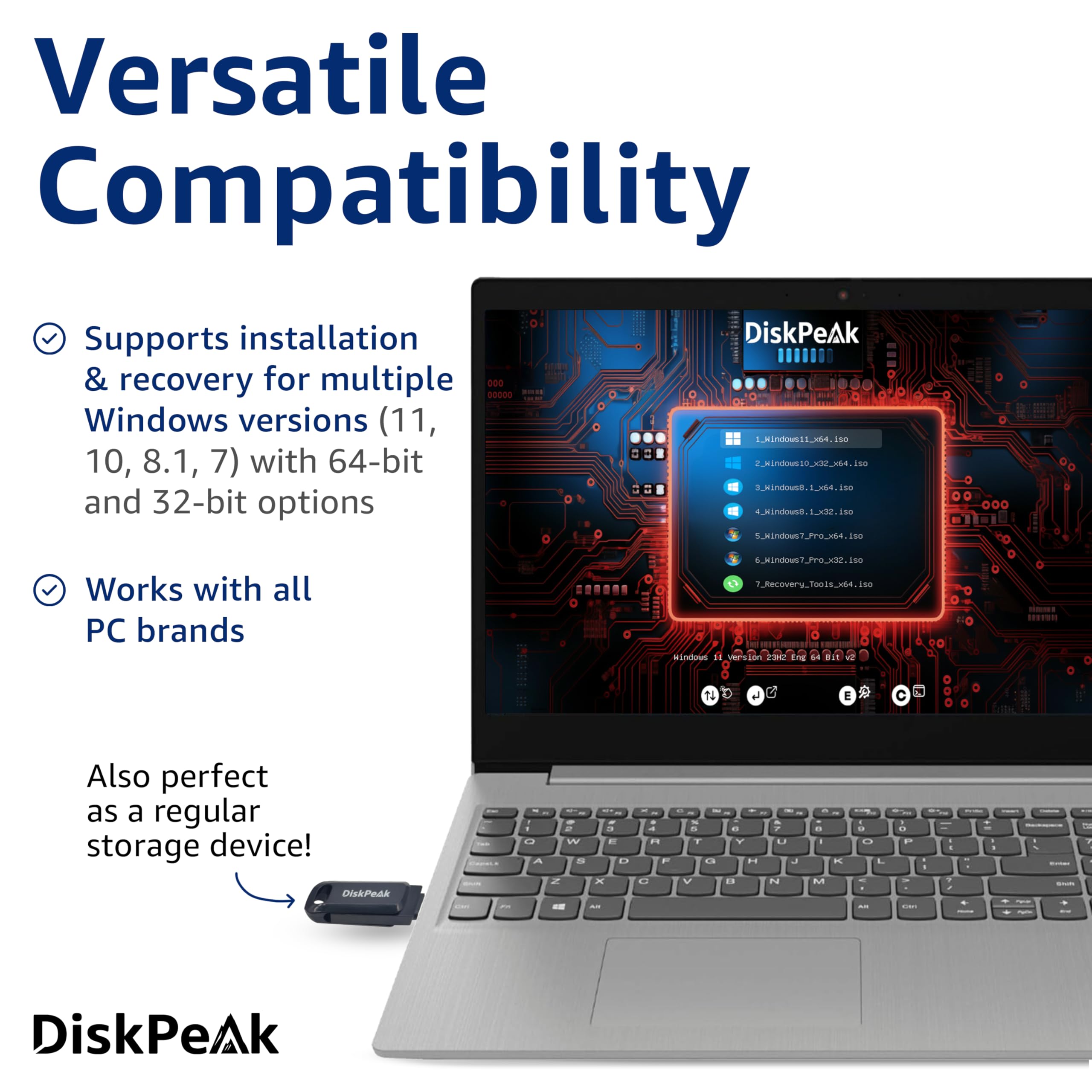 Mua Windows 11 USB Installer & Window 10 Home Bootable Flash Drive ...