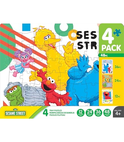 Amazon.com: Masterpieces Sesame Street - Fun in The Sun 24pc Floor