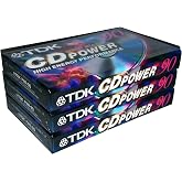 TDK 3 Pack High Bias IEC II Blank Audio Cassettes