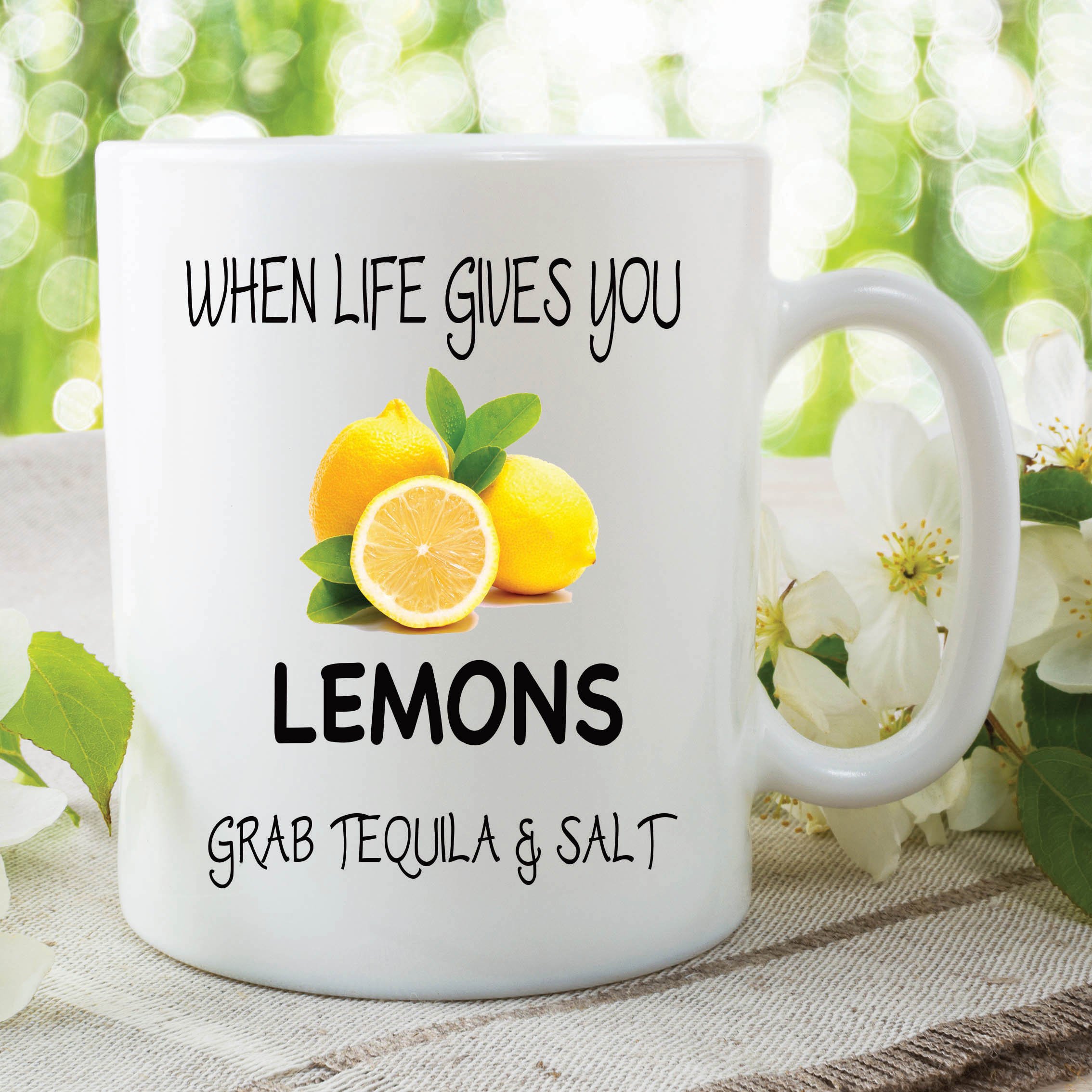 Funny Novelty Humour Mugs Life Gives You Lemons Joke Work Coffee Cup WSDMUG348