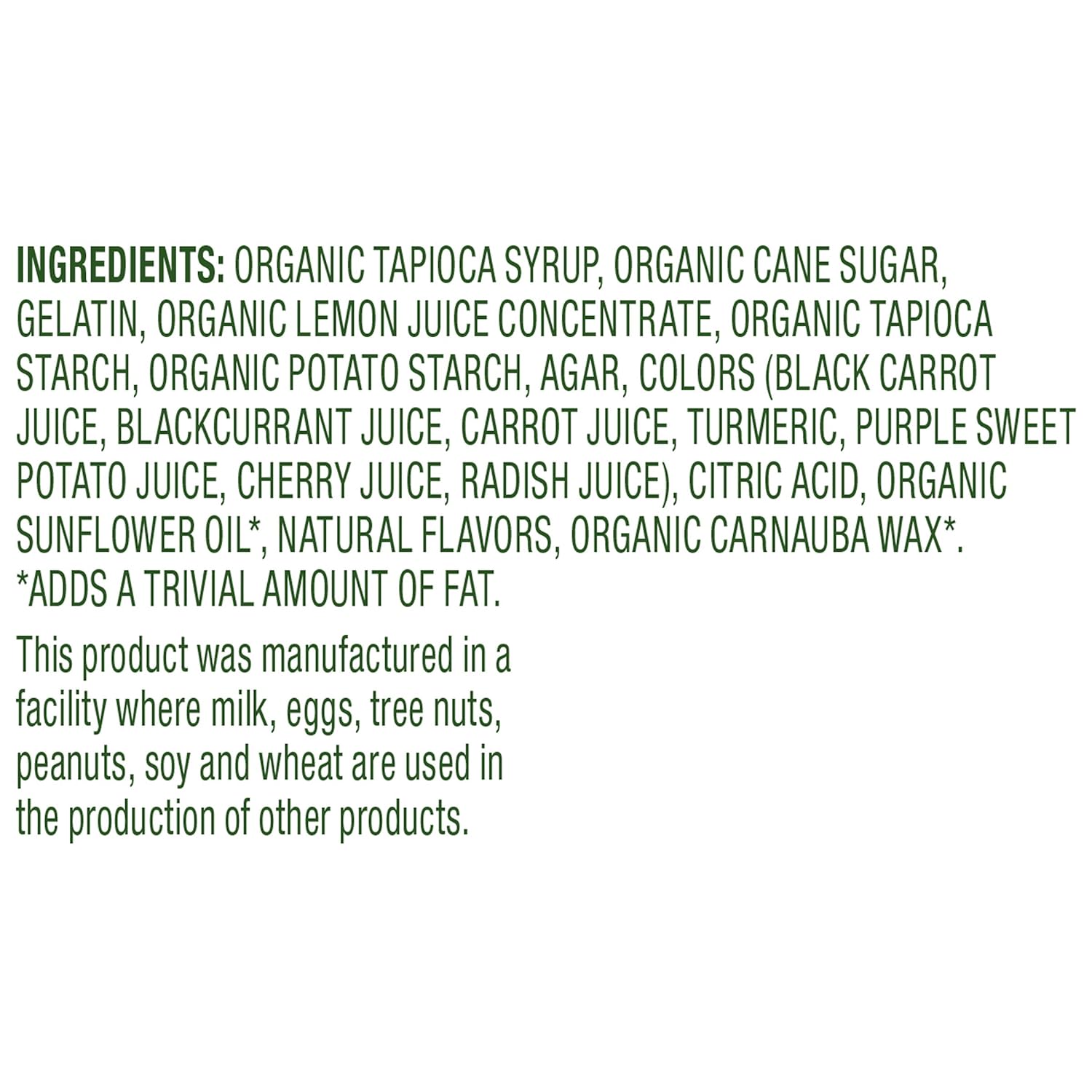 Black Forest Organic Gummy Bears Candy, 8 Ounce, Pack of 6 : Grocery & Gourmet Food