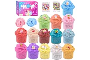 EIAOIUSIA 14 Pack Slime Kit Super Mini Butter Slime,Different Kinds of Color Scented Funny Slimes,Soft and Non-Sticky for Girls and Boys,Party Favor Gifts