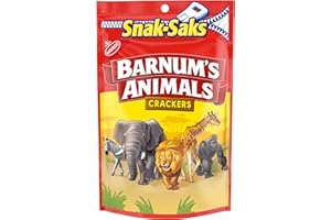 BARNUM'S ANIMALS Barnum's Animal Crackers, Snak-Saks, 8 oz