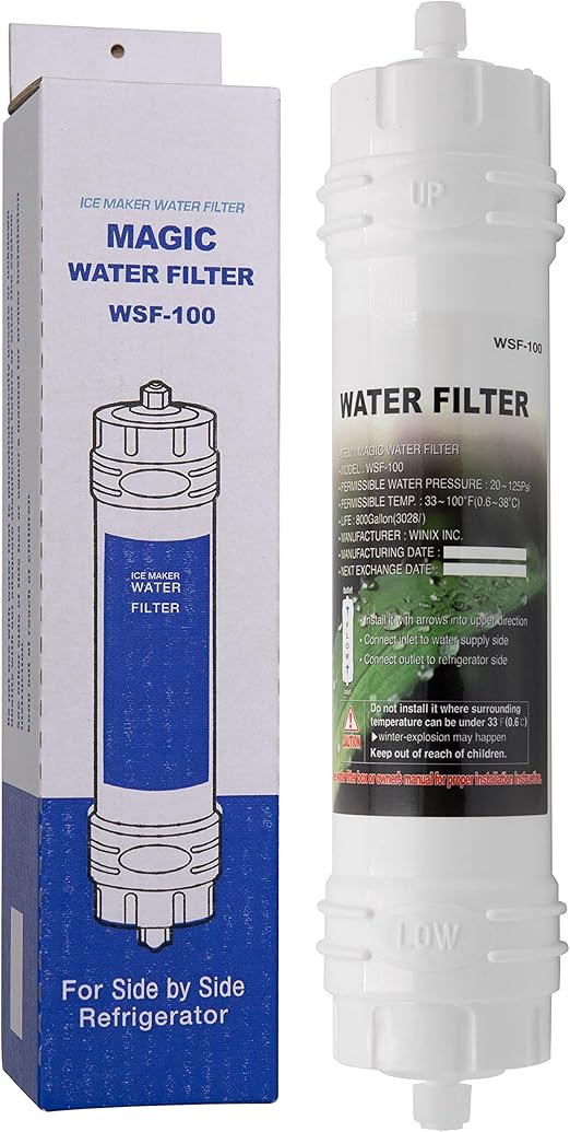 MAGIC WATER FILTER External Water Filter for American Fridge Freezer