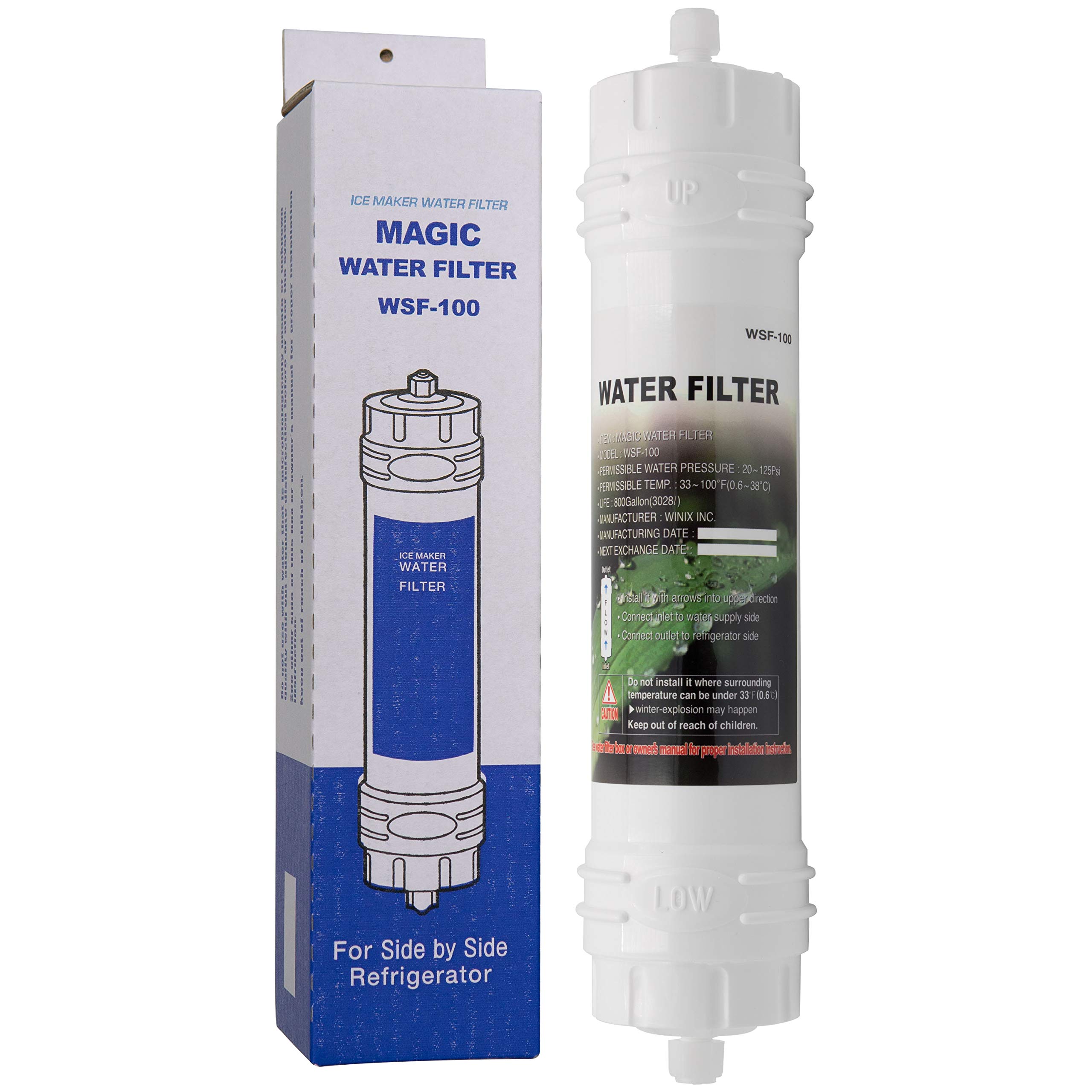 MAGIC WATER FILTER WSF-100 | External Water Filter for American Fridge Freezer