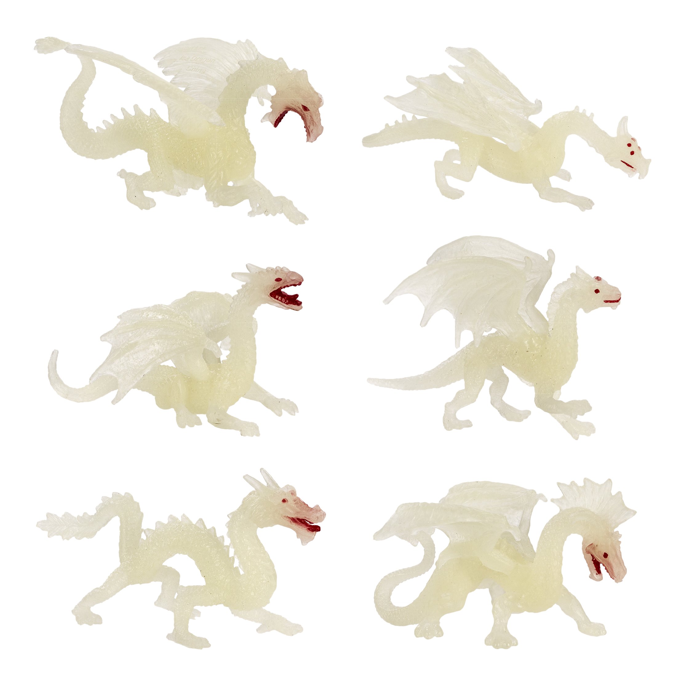 Safari Glow In The Dark Dragons - Multi