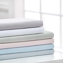 Chanasya Premium Soft White Twin Bed Sheets Set