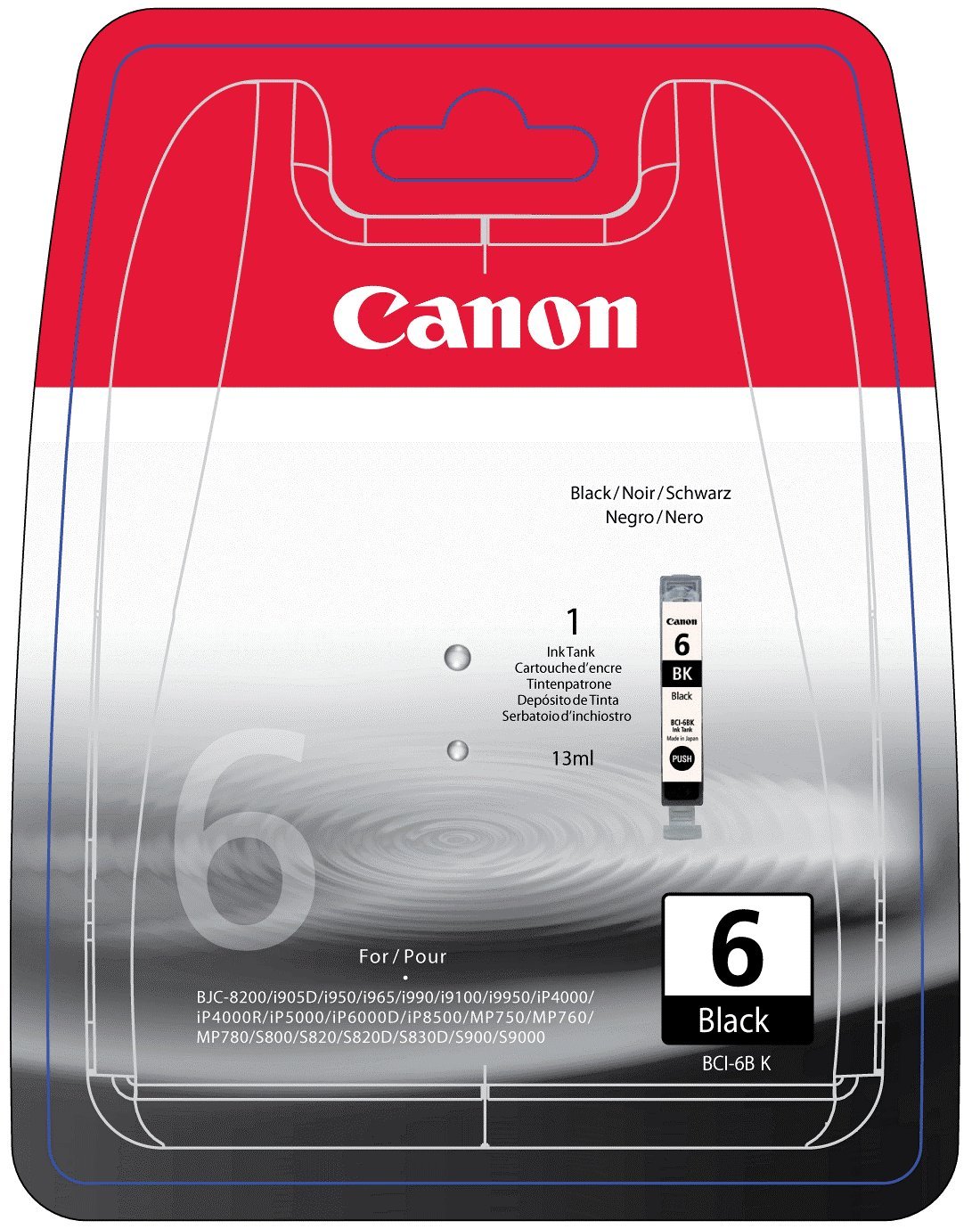 Canon BCI 6BK - Ink tank - 1 x black