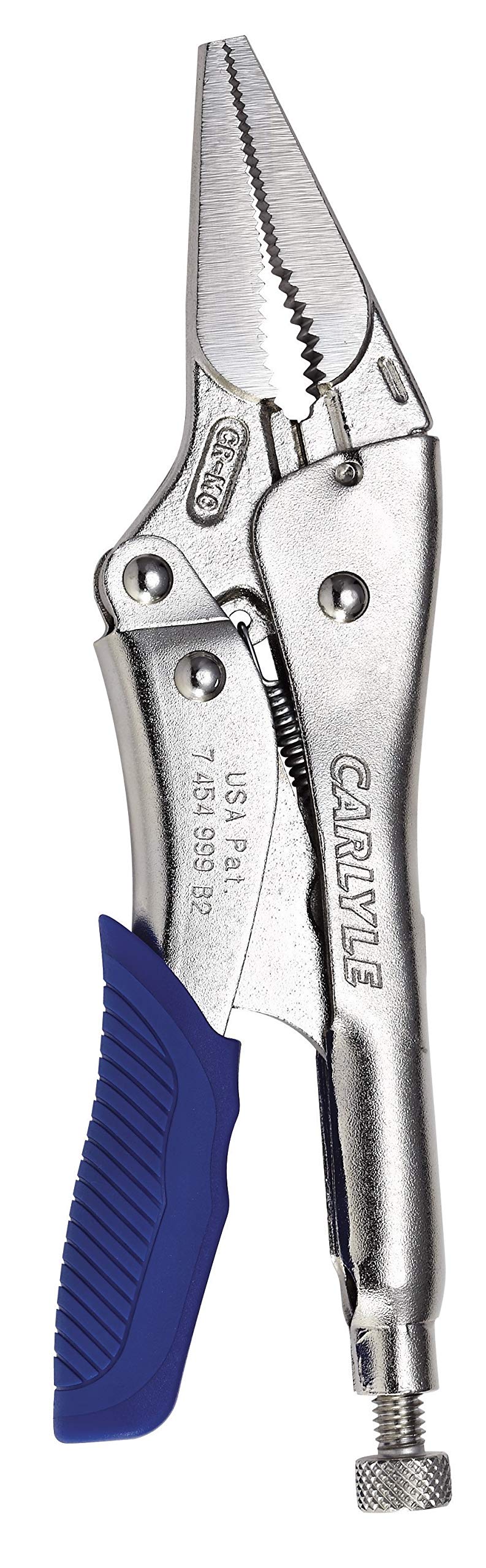 Carlyle Hand Tools Pliers - Long Nose - Easy Release Locking - 9"