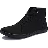 WHITIN Men's High Top Minimalist Barefoot Shoes | Wide Toe Box + Zero Drop Sole