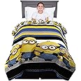 Franco Kids Bedding Super Soft Microfiber Reversible Comforter, Twin/Full, Minions The Rise Of Gru