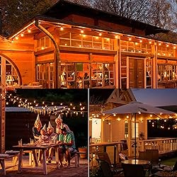 Outdoor LED String Lights, 50Ft G40 Outdoor Patio